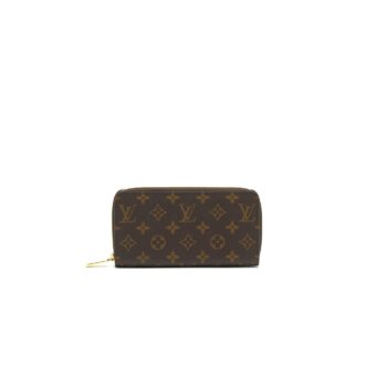 LOUIS VUITTON ZIPPY WALLET MONOGRAM CANVAS BROWN