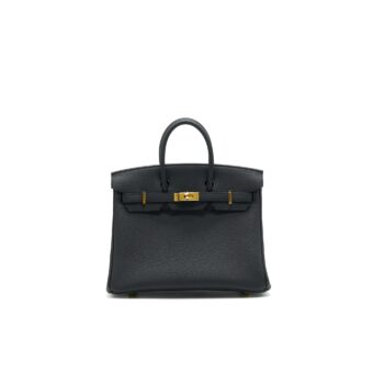 Hermes birkin25 Black Ghw Stamp D