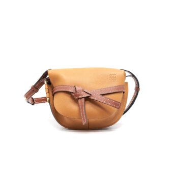Loewe Small Gate Crossbody Bag Tan Color