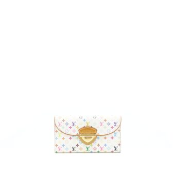 Louis Vuitton vintage compact long wallet Multicolour Monogram