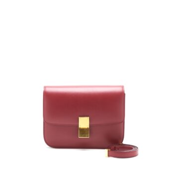 Celine Medium Classic Box Red GHW