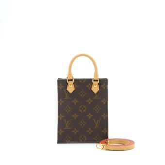 Louis Vuitton Petit Sac Plat Monogram Canvas GHW