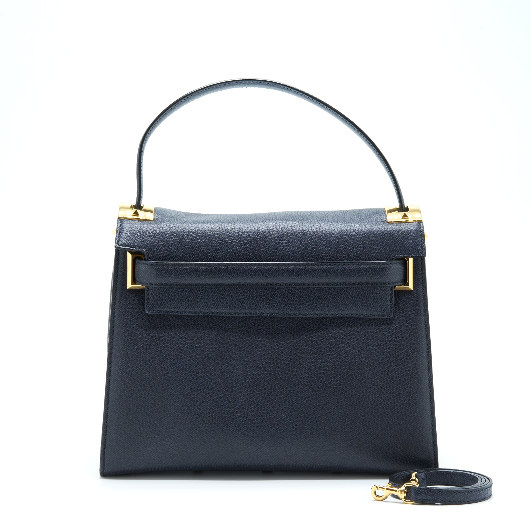 Valentino My Rockstud Tote Bag Navy GHW