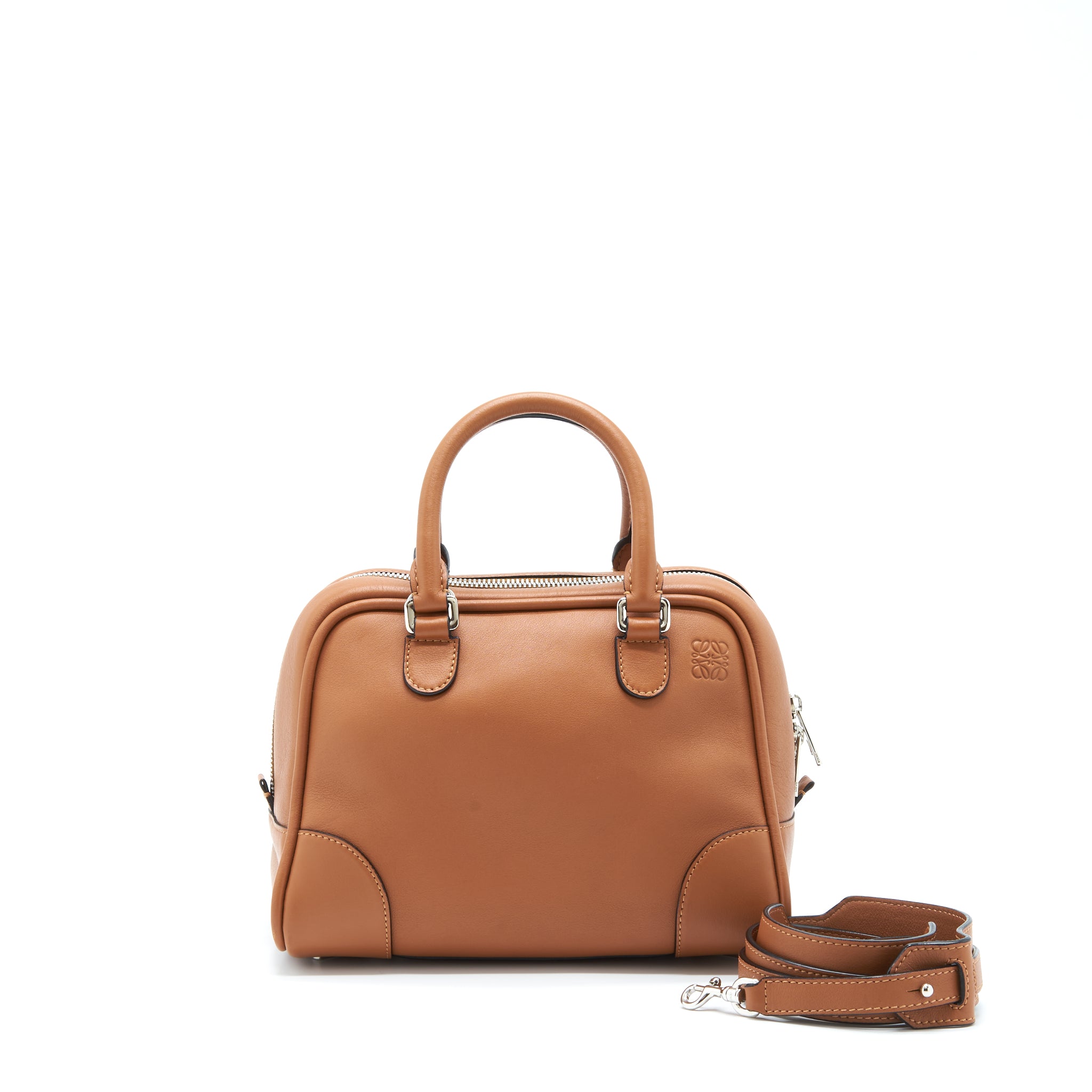 Loewe Amazona 75 Small Bag Caramel SHW