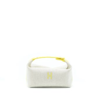 Hermes Bride-A-Brac Case, Small Model Jaune Citron