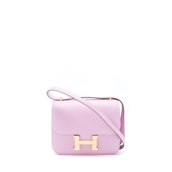 Hermes Mini Constance Epsom X9 Mauve Sylvestre RGHW Stamp Z