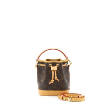 Louis Vuitton Nano Noe New Version Monogram Canvas GHW