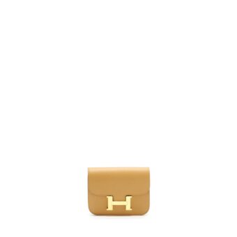 Hermes Constance Slim Epsom 4B Biscuit GHW Stamp Z