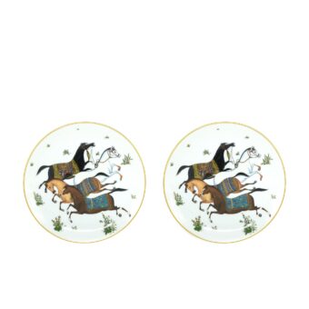 Hermes A Cheval D Dessert Plate (Sell in A Set)