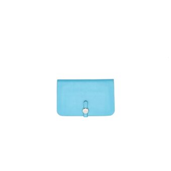 Hermes Dogon Wallet Blue