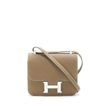 Hermes Constance 24 Epsom Etoupe SHW Stamp D