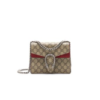GUCCI DIONYSUS GG SUPREME MINI BAG RED