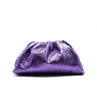 Bottega Veneta Glitter Purple Pouch