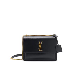 SAINT LAURENT /YSL SUNSET BLACK GOLD HARDWARE
