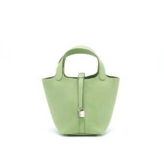Hermes picotin18 Vert Criquet SHW Stamp Y