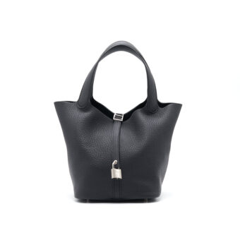 Hermès Picotin lock 22 Black SHW Year 2019
