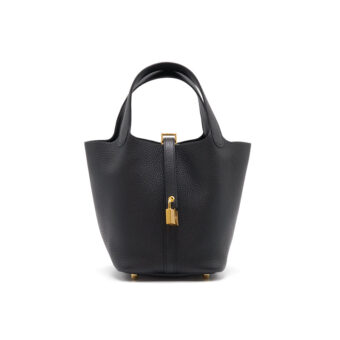 Hermès Picotin Lock 18 Black GHW