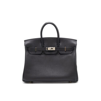 Hermès Birkin 25 Swift leather Black with SHW