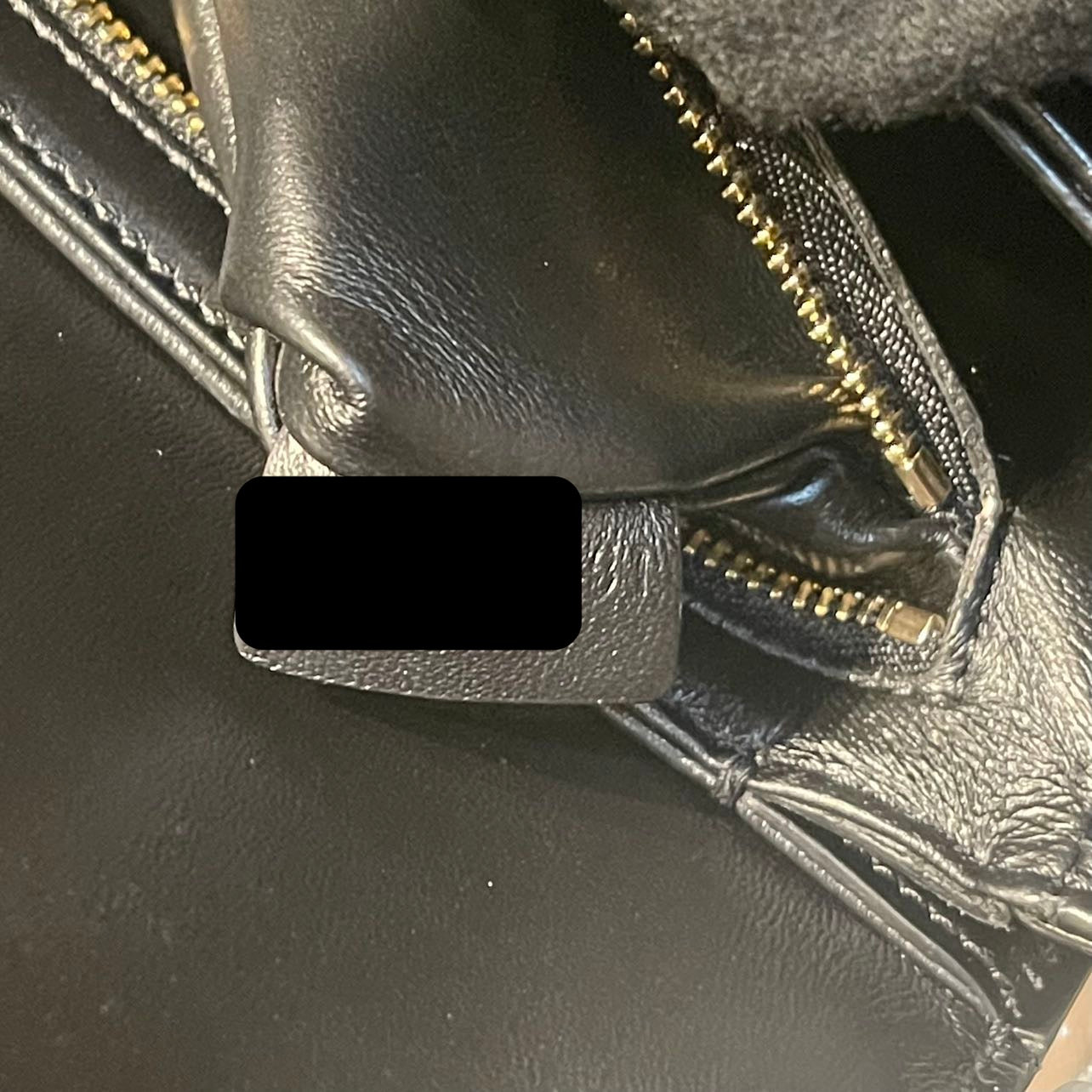 Celine Teen Triomphe Shoulder Bag Calfskin Black GHW - Image 11
