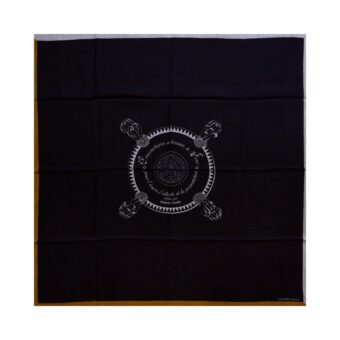 Hermes 90cm Encoder Blason Scarf In Cashmere And Silk