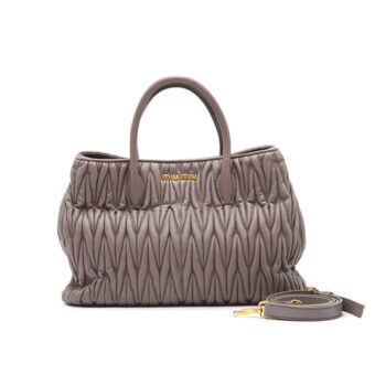 MIUMIU  Matelassé Tote Bag