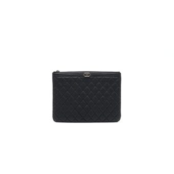 Chanel Boy Pouch Cavier Black