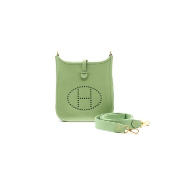 Hermes mini Evelyne Vert Criquet