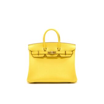 Hermes Birkin 25 9o Jaune De Naples GHW