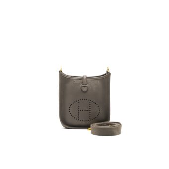 Hermes Mini Evelyne 8f Etain GHW