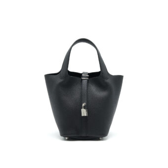 Hermes picotin 18 Lock bag black SHW
