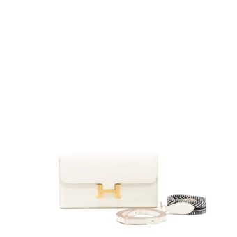 Hermes Constance To Go Sangle Cavale/Evercolor Mushroom GHW Stamp U