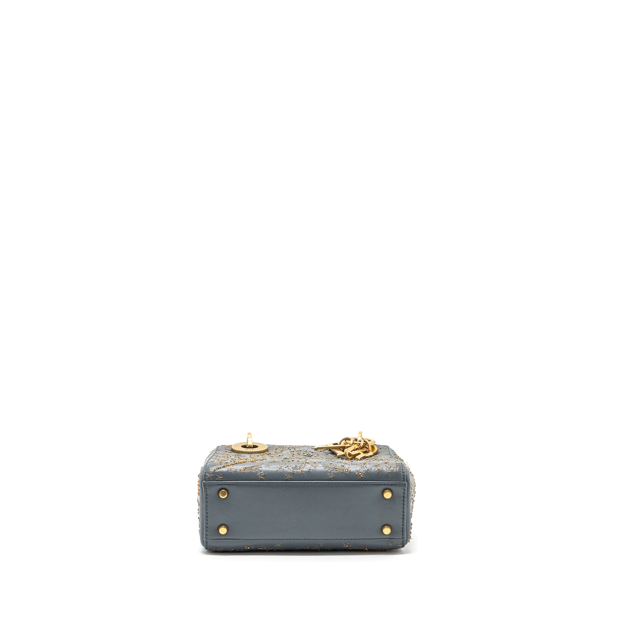 Dior Mini Lady Dior Limited Edition Lambskin Grey GHW - Image 5