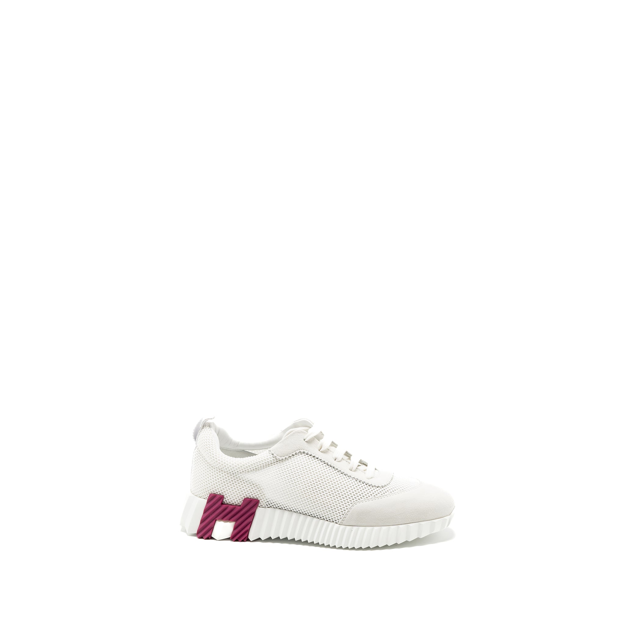 Hermes size 37.5 Bouncing Sneakers multicolour blanc / orange / purple - Image 5