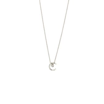 Chanel Coco Crush Necklace Quilted motif 18k white gold, diamonds