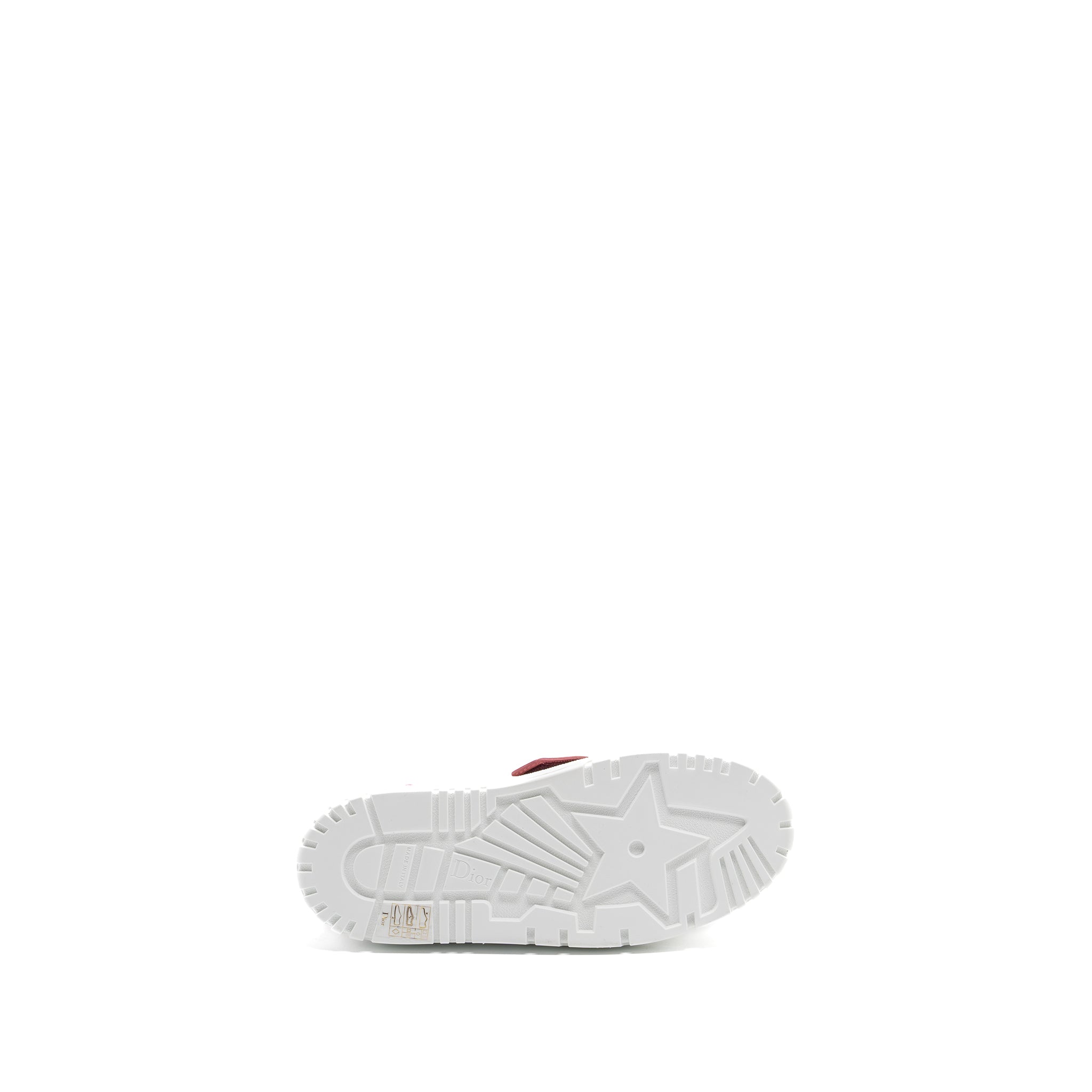 Dior Size 37.5 Dior-ID Sneaker Suede / Fabric White/ Pink - Image 7