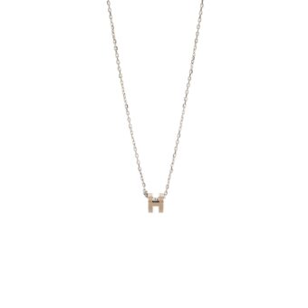 Hermes Mini Pop H Pendant Marron Glace SHW