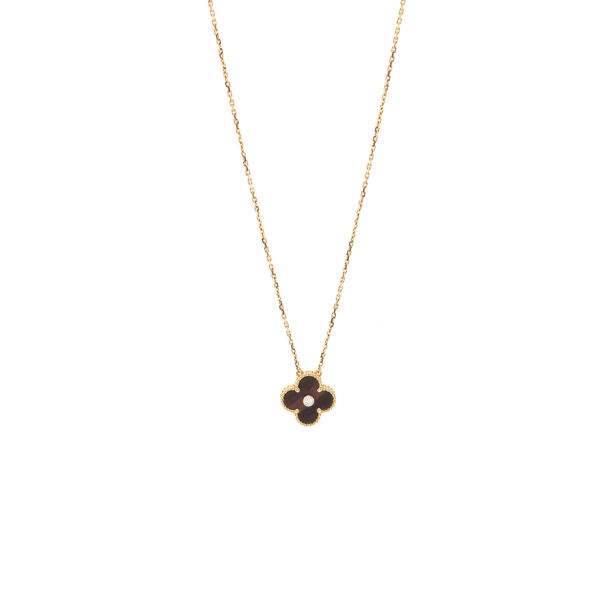 Van Cleef and Arpels holiday limited 2017 pendant Bulls Eye RGHW