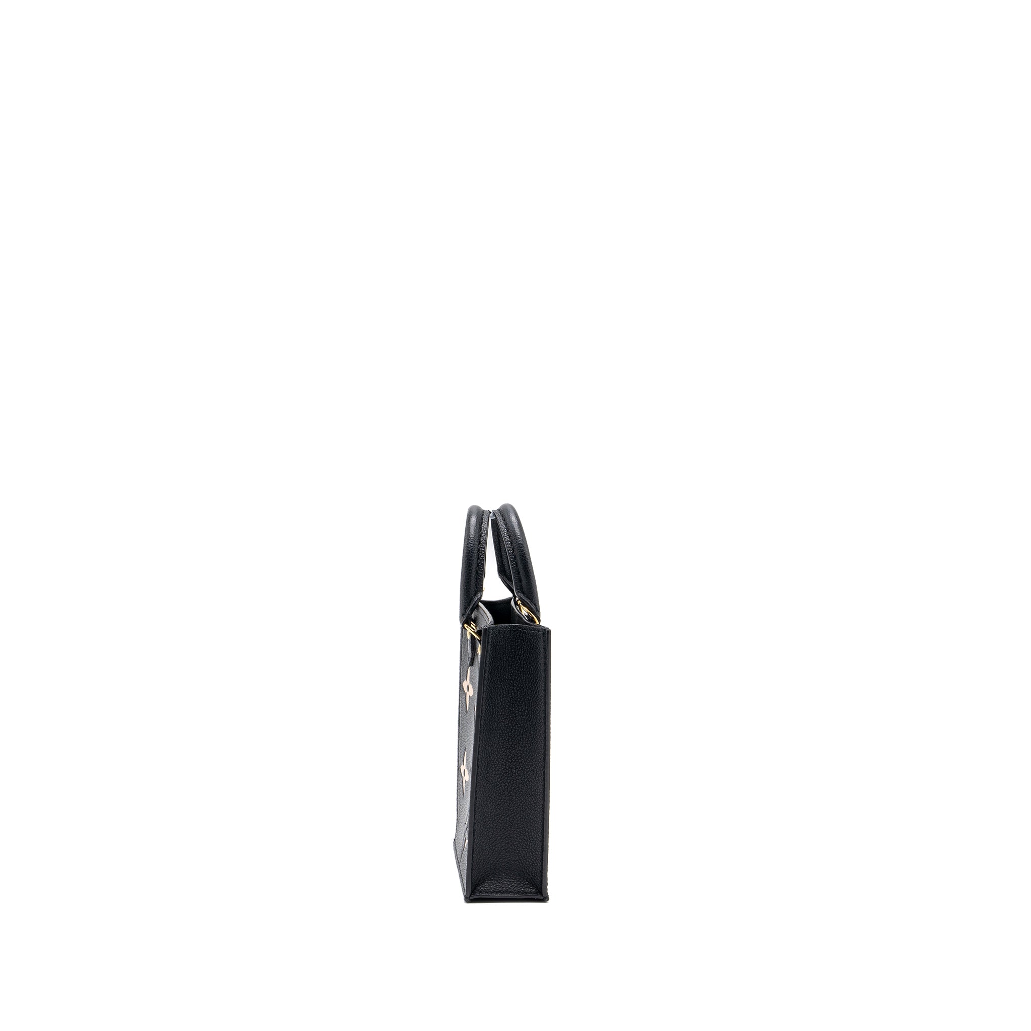 Louis Vuitton Petit Sac Plat Monogram Empreinte Black/ Beige GHW (New Version) - Image 3
