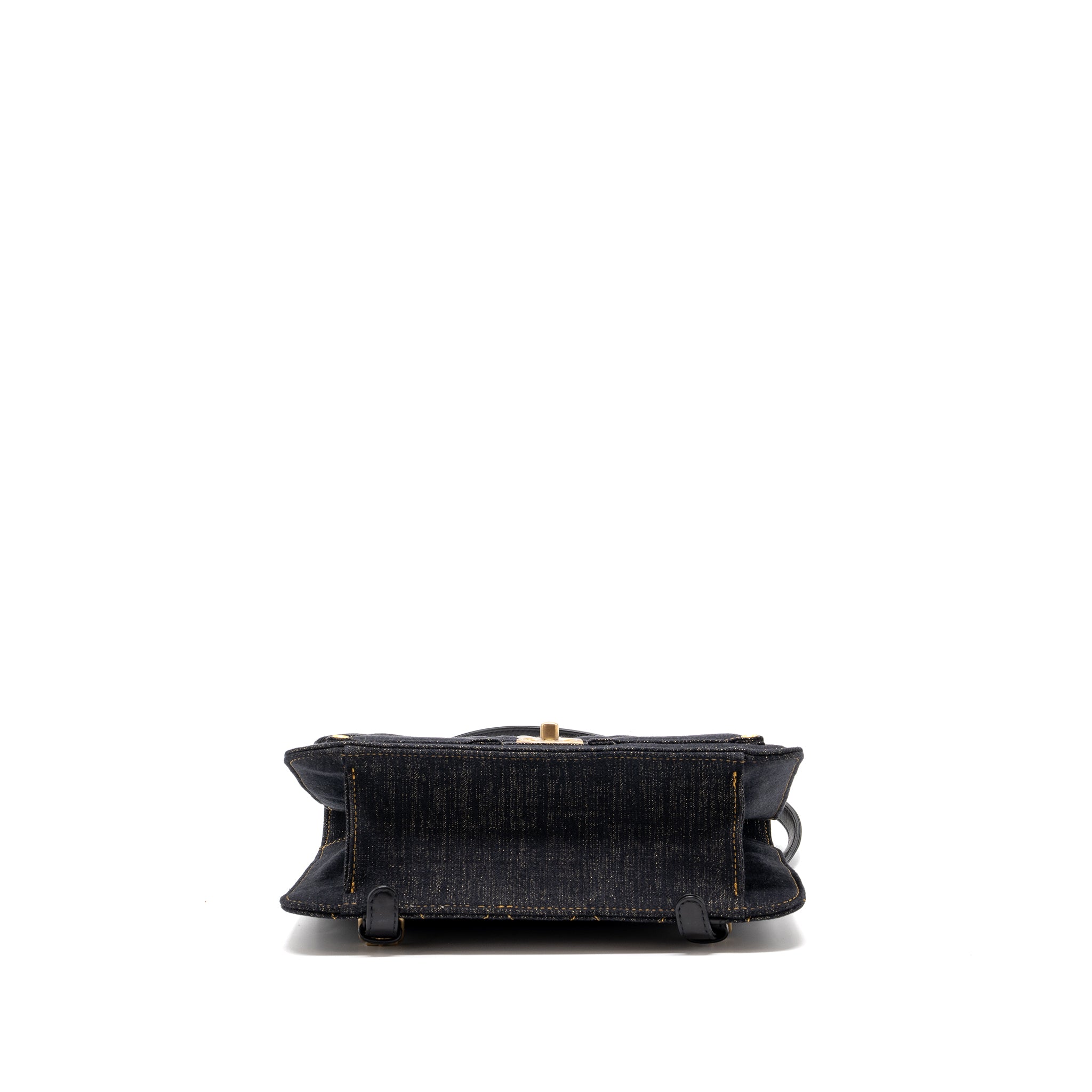 Chanel 23S flap backpack denim dark blue Brushed GHW (microchip) - Image 5