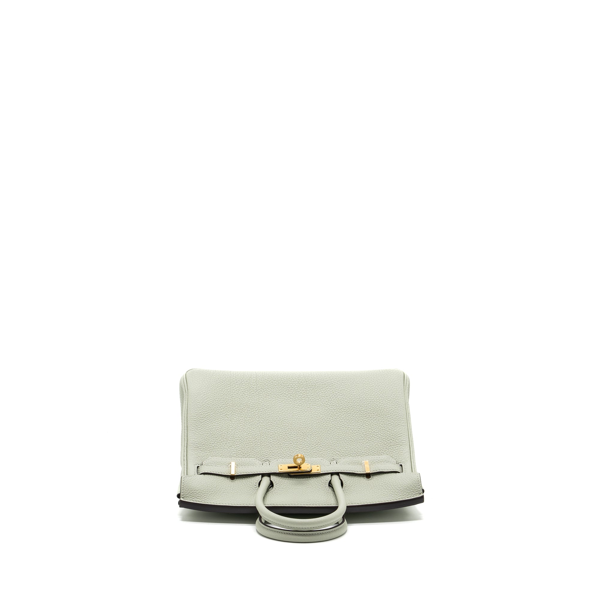 Hermes Birkin 25 Togo Gris Neve GHW Stamp B - Image 5