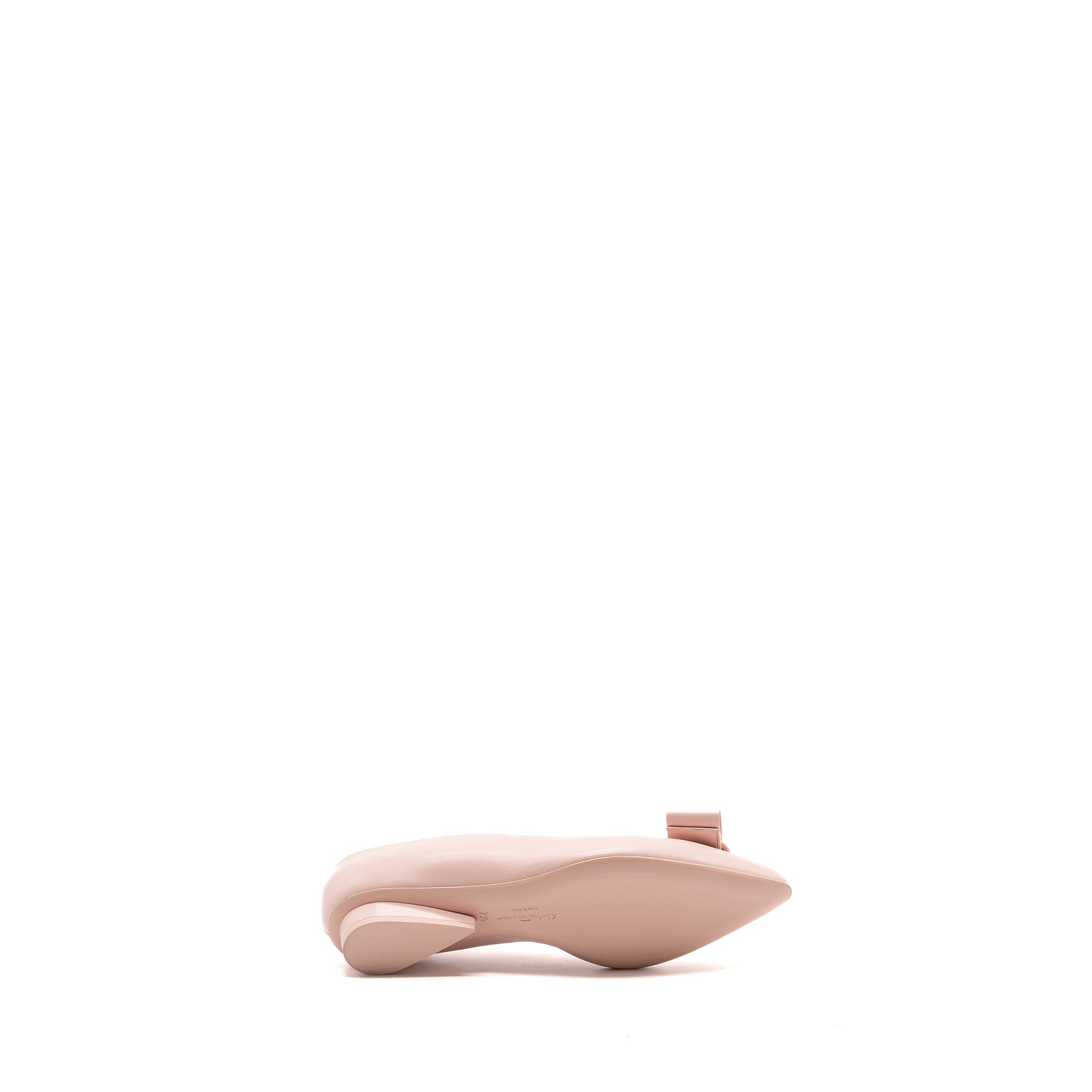 Salvatore Ferragamo Size 7.5 Viva Flats Light Pink - Image 5