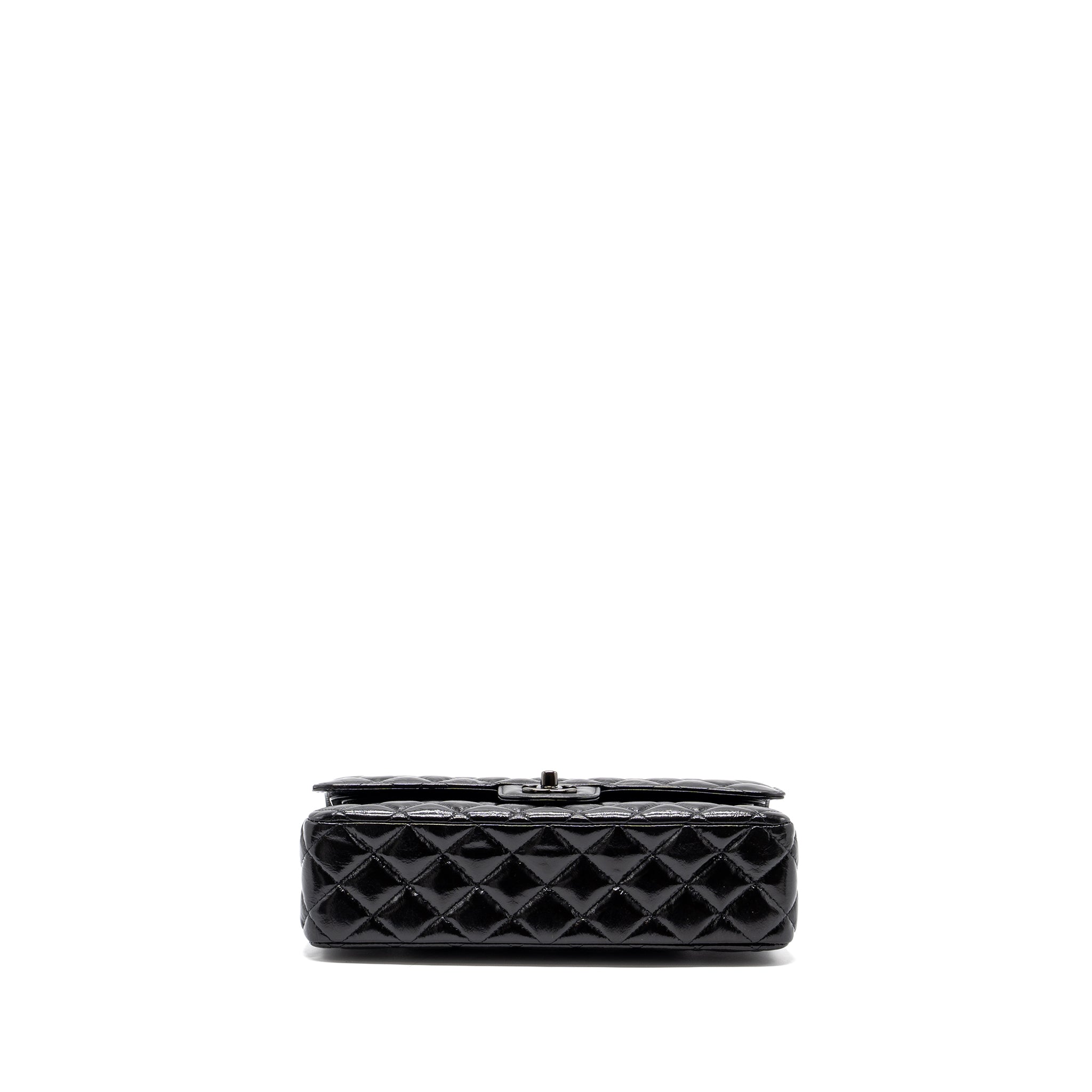 Chanel Medium Classic Double Flap Bag Shiny Calfskin So Black - Image 6