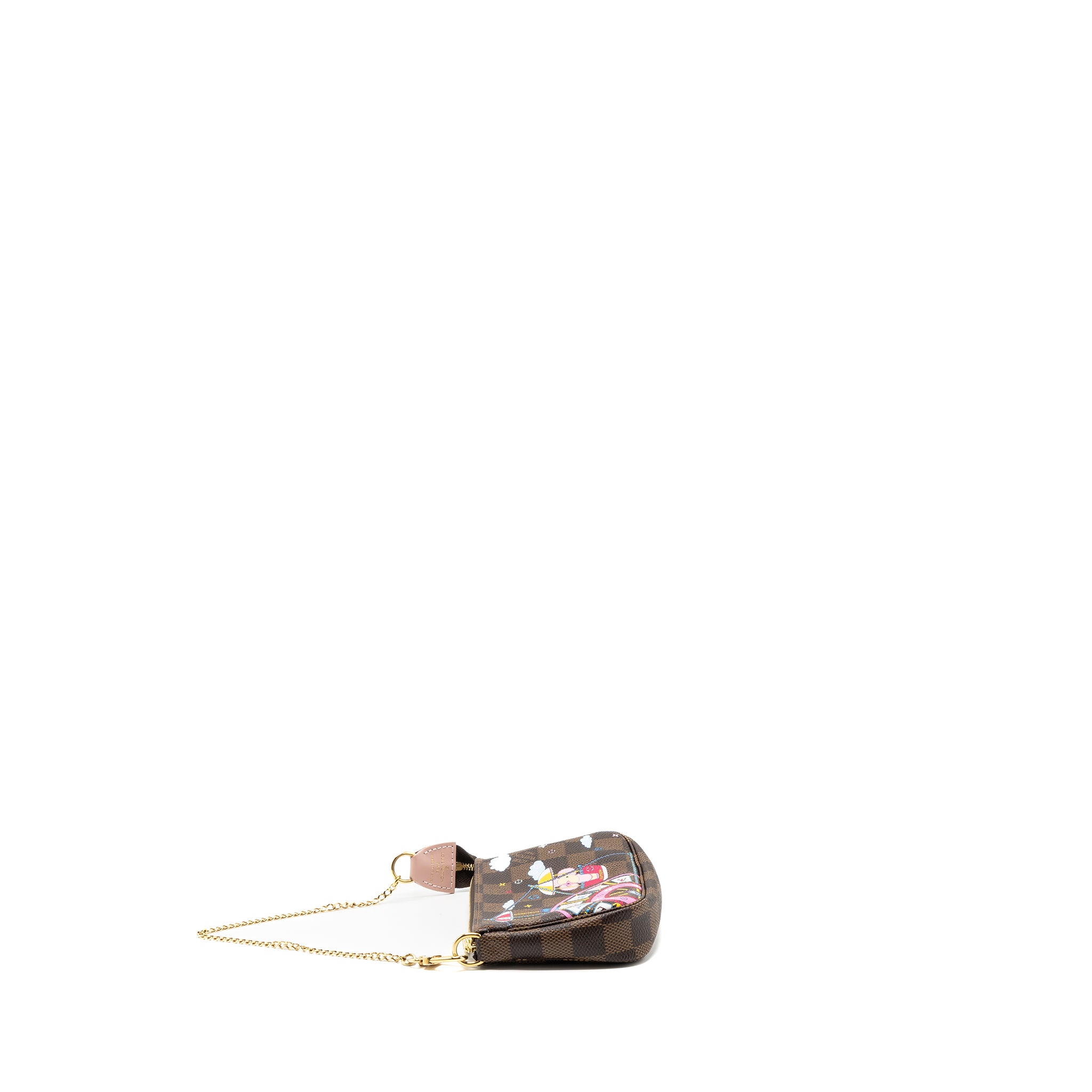 Louis vuitton mini pochette accessories Christmas limited edition multicolor GHW - Image 3