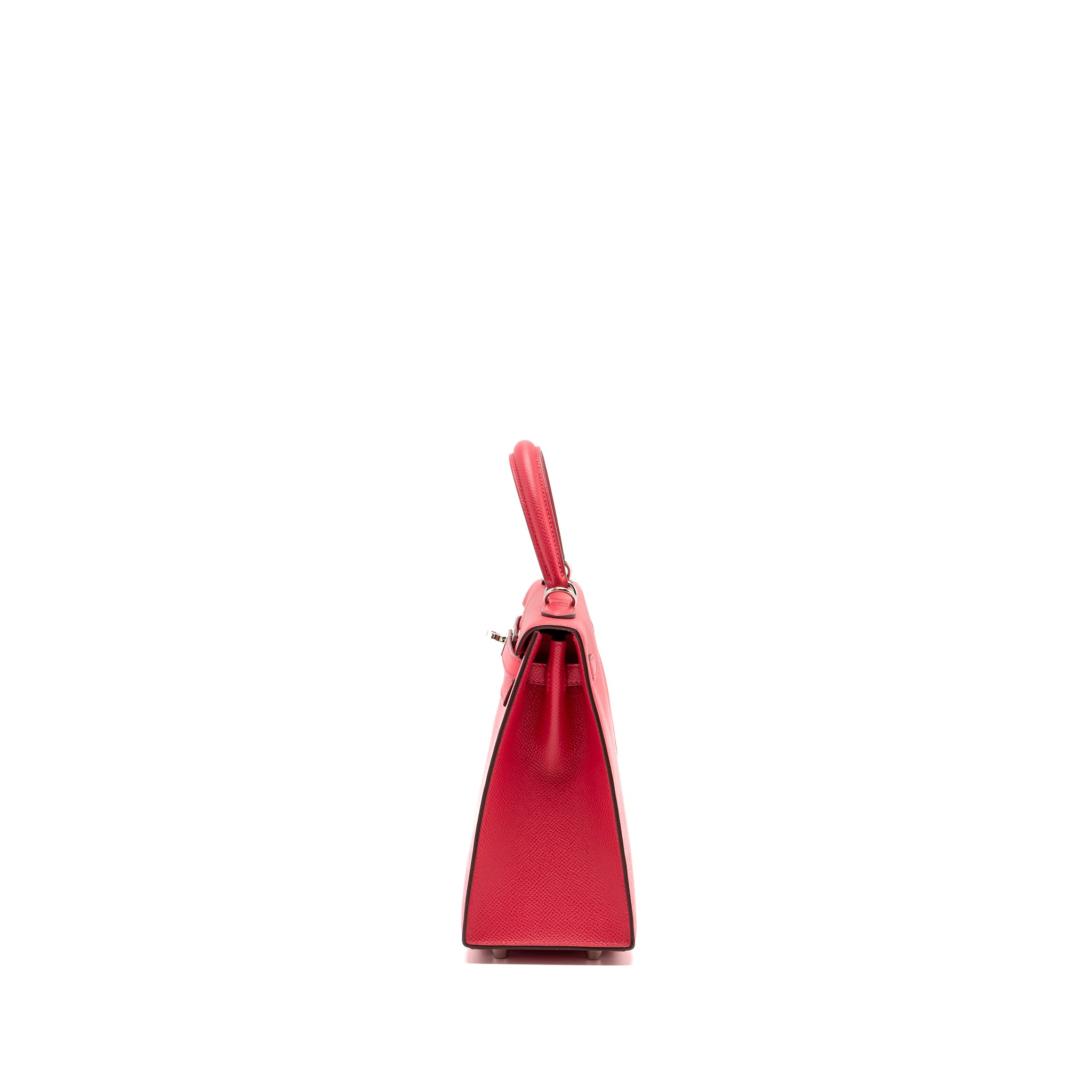 Hermes Kelly 25 Epsom Rose Extreme SHW Stamp D - Image 4