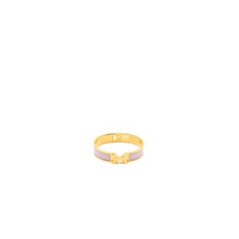 Hermes size PM clic H bracelet Rose Dragee GHW