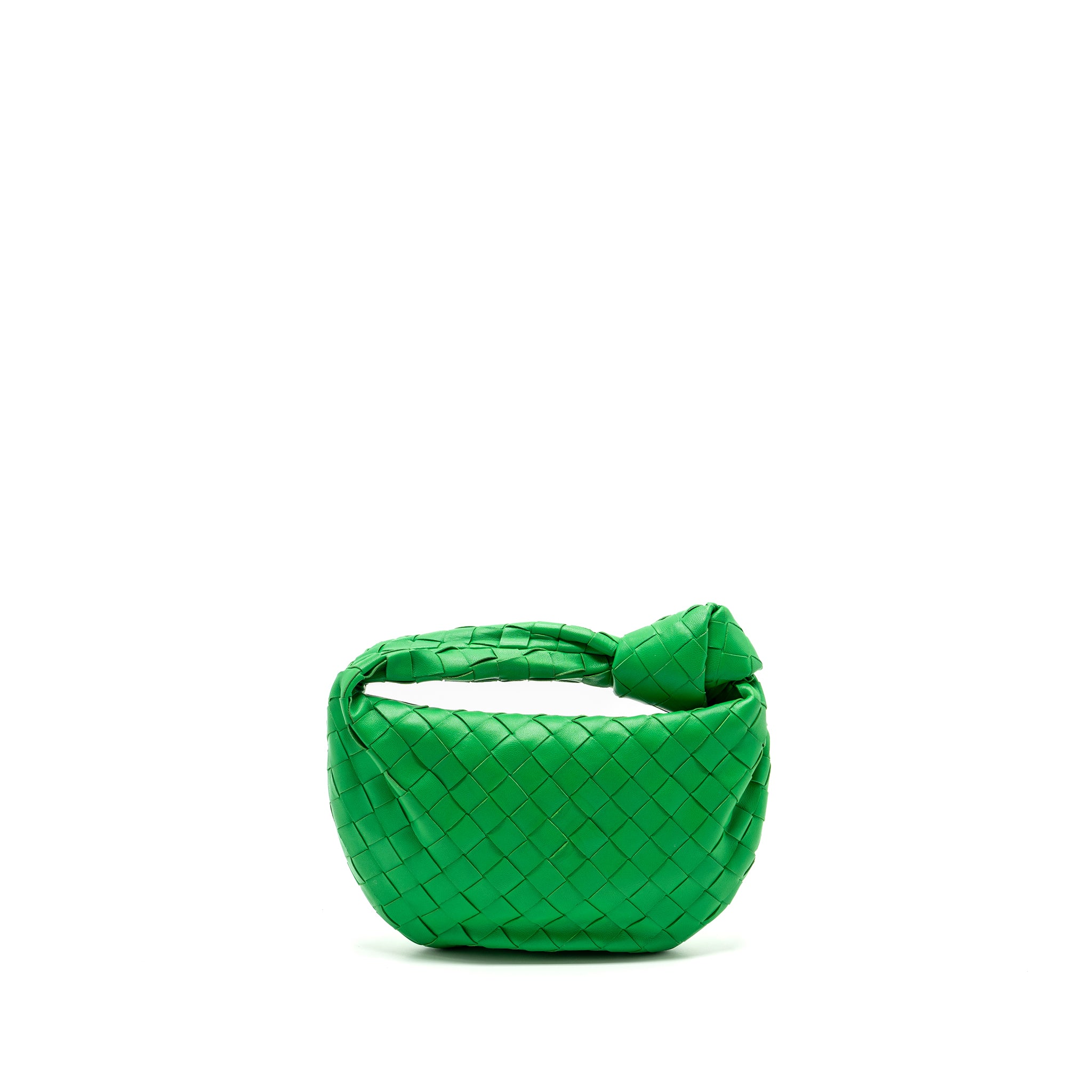 Bottega Veneta Mini Jodie Bag Lambskin Green GHW - Image 2