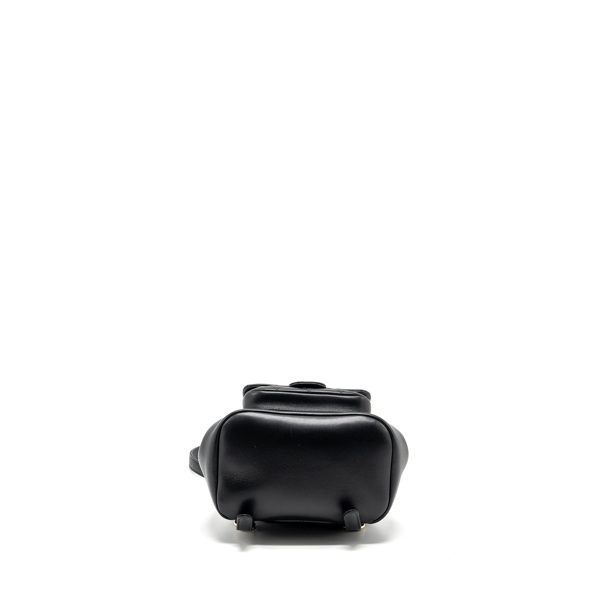 Chanel 24P Mini Duma Backpack Calfskin Black LGHW (Microchip) - Image 6