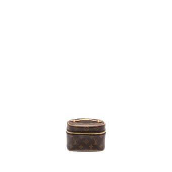 Louis Vuitton Nice Nano Vanity Monogram Canvas GHW