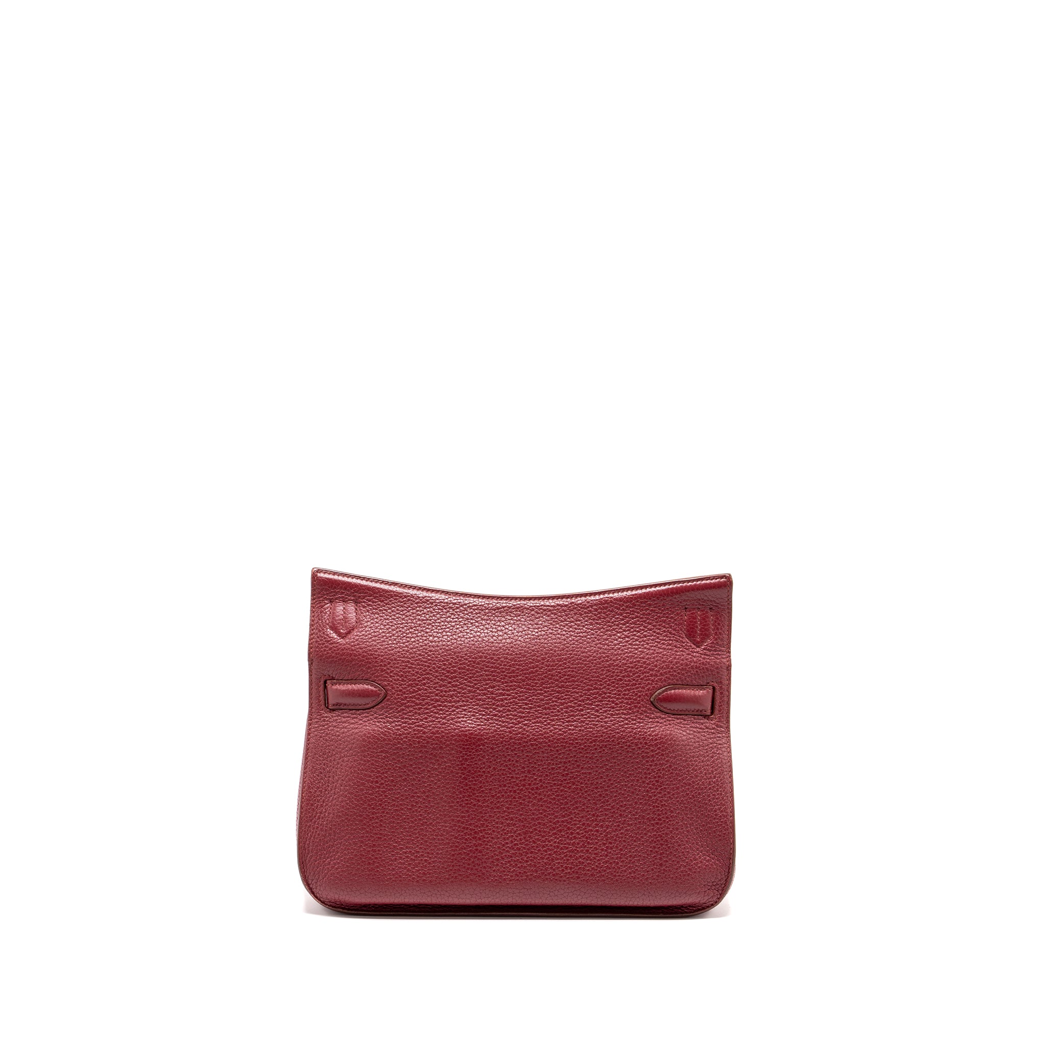 Hermes jypsiere 28 Clemence rouge grenat SHW Stamp square P - Image 2