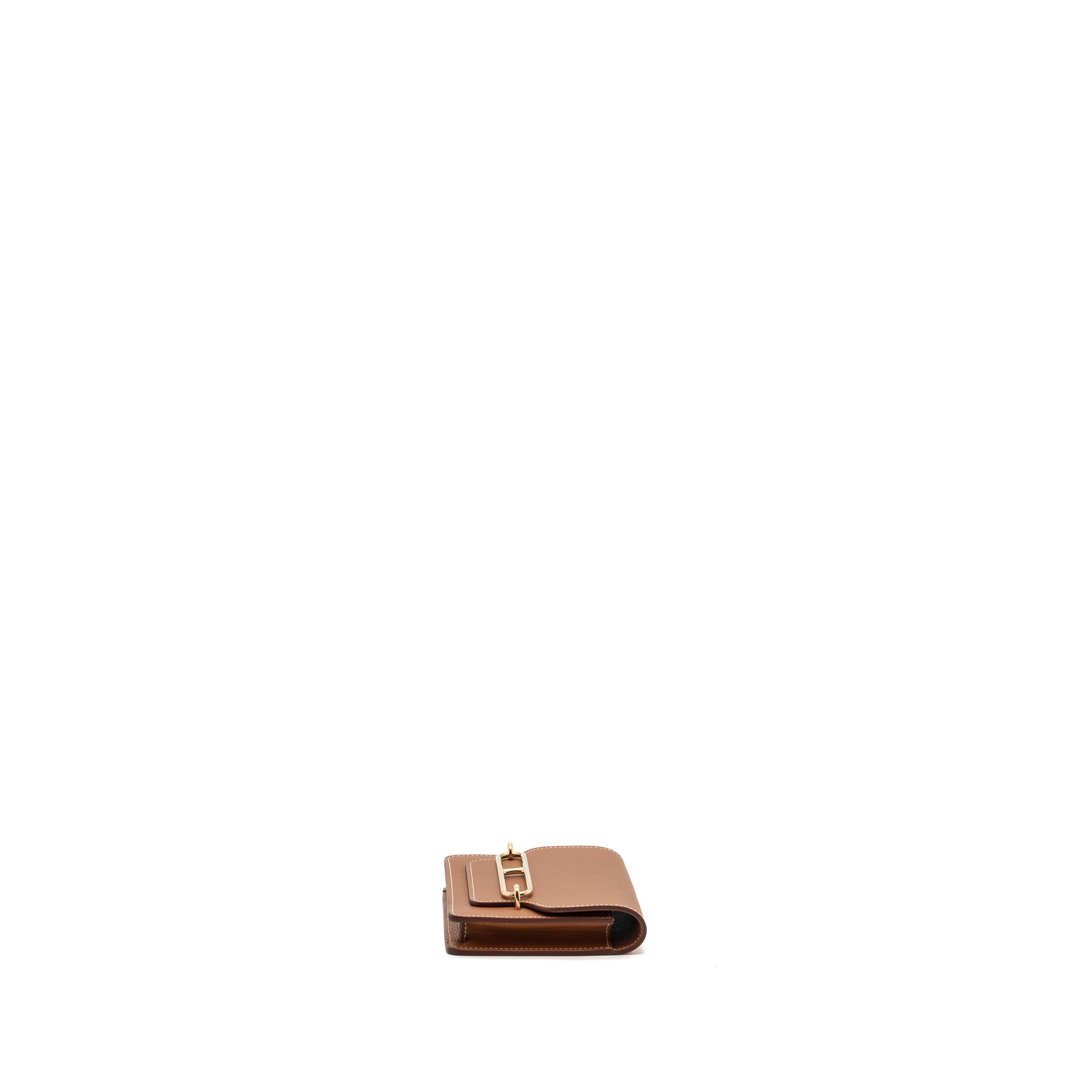 Hermes Roulis Slim Evercolor Gold GHW Stamp B - Image 3